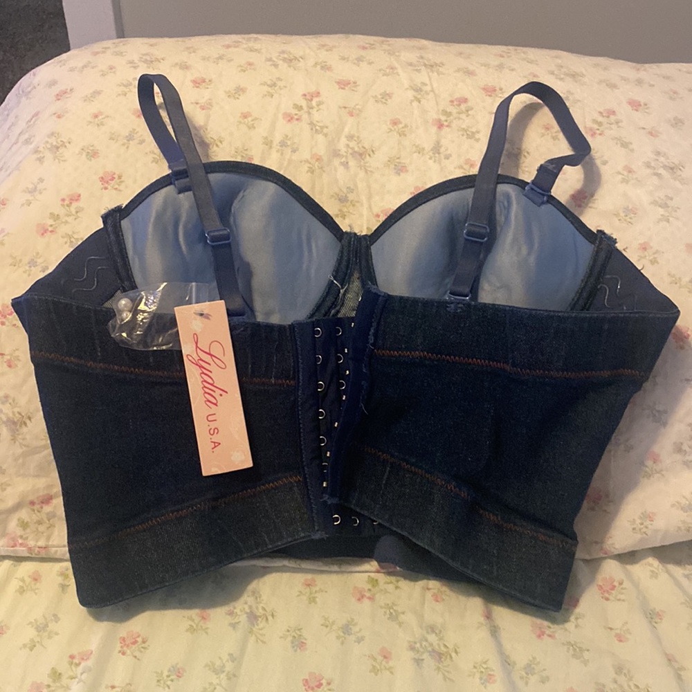 Jean bustier - Picture 2 of 4